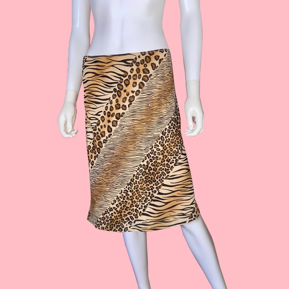 Vintage 90’s Express Animal Print Skirt